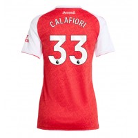 Billiga Arsenal Riccardo Calafiori #33 Hemma fotbollskläder Dam 2025-26 Kortärmad